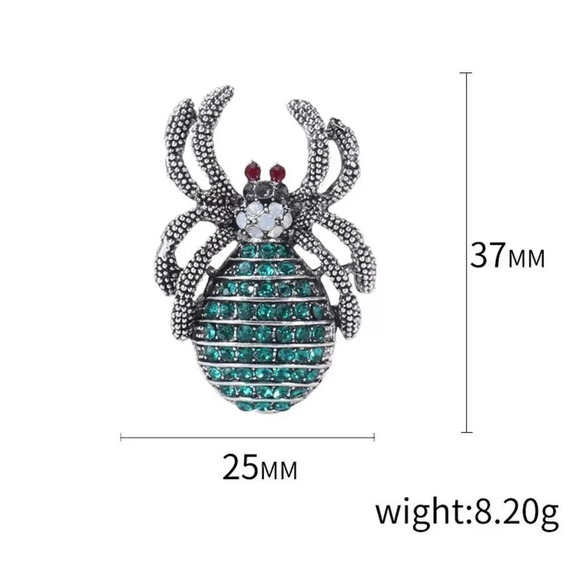 VQ Spider Brooch - Picture 6 of 9